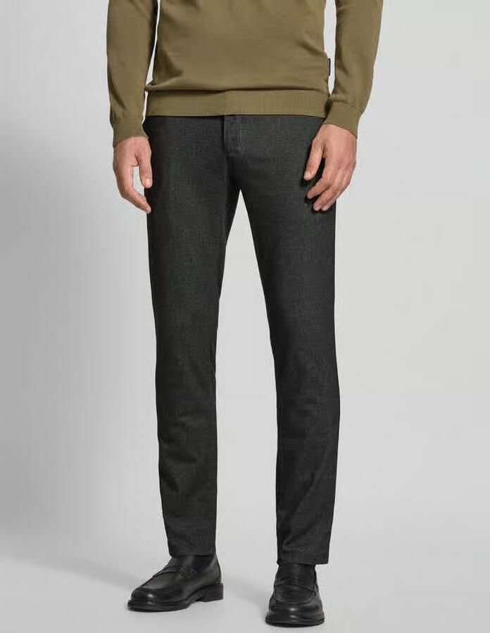 BRAX Slim fit broek met achterzakken model 'Fabio' - Foto 3