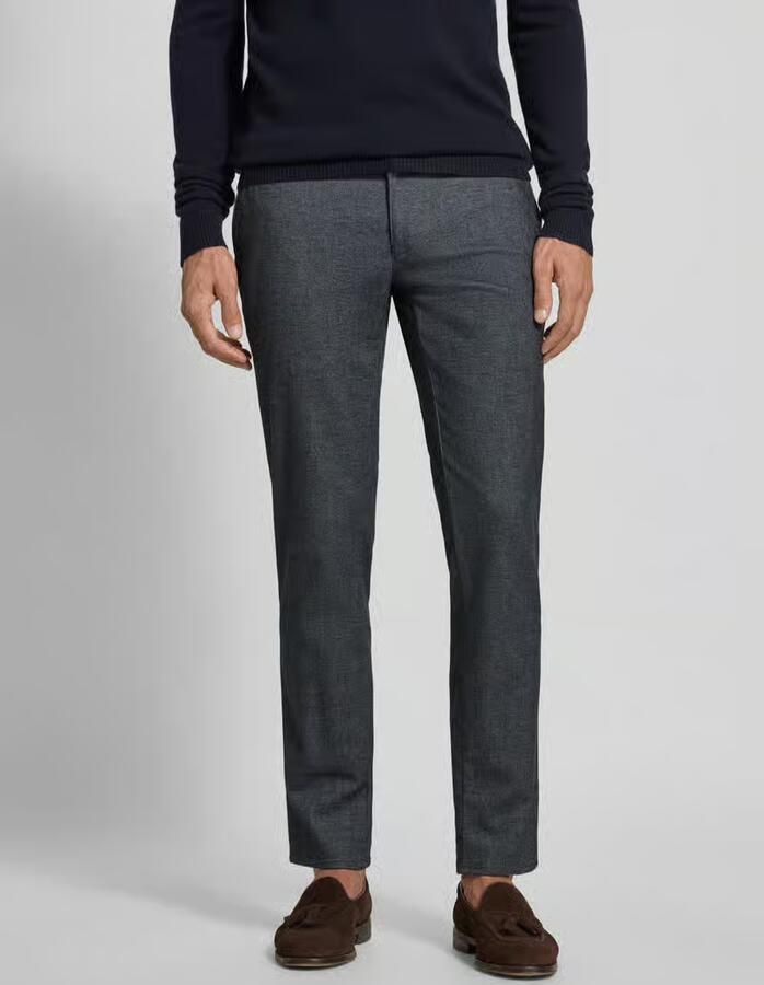 BRAX Slim fit broek met achterzakken model 'Fabio' - Foto 2