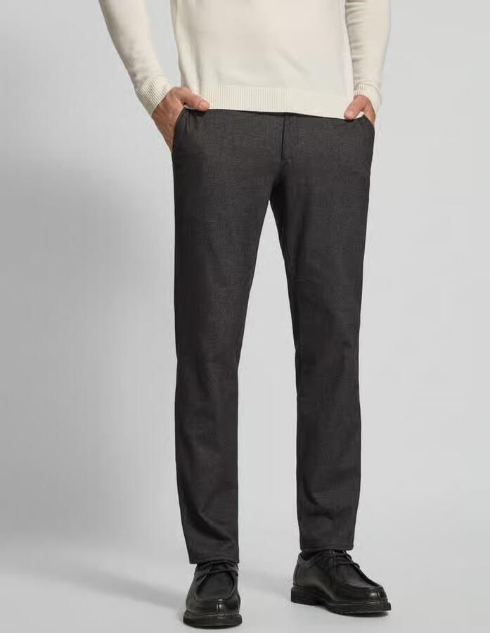 BRAX Slim fit broek met achterzakken model 'Fabio' - Foto 2