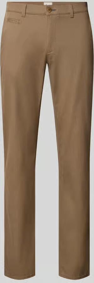 BRAX slim fit broek met persplooien model 'Fabio'