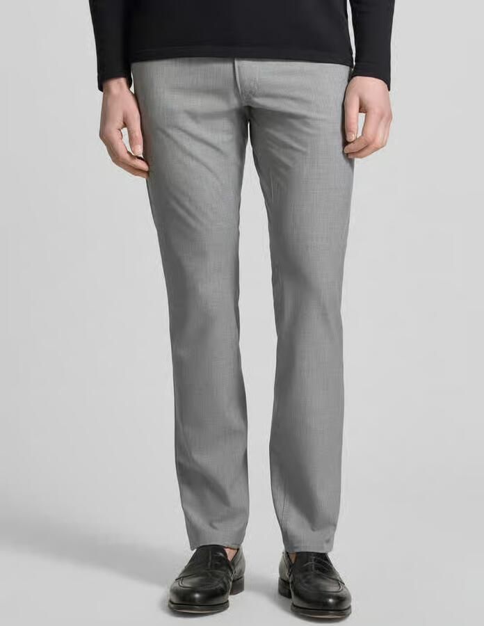 BRAX Straight fit stoffen broek met 5-pocket-design - Foto 3