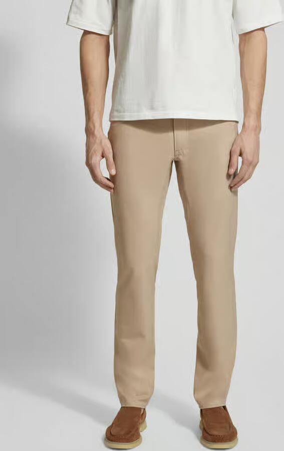 BRAX slim fit broek met steekzakken model 'Chuck' - Foto 3
