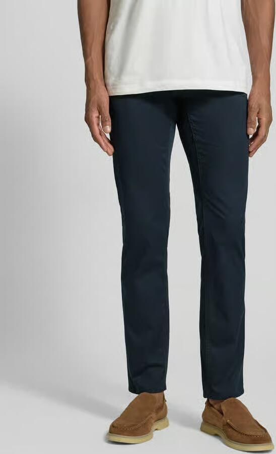 BRAX slim fit broek met ultralight afwerking model 'Chuck' - Foto 3