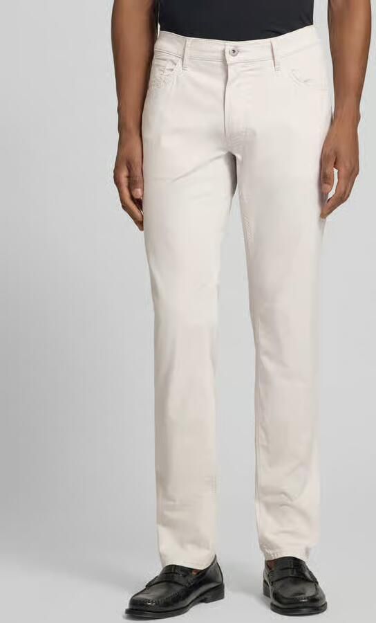 BRAX slim fit broek met ultralight afwerking model 'Chuck' - Foto 3