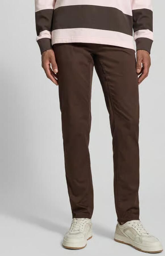 BRAX slim fit broek met ultralight afwerking model 'Chuck' - Foto 2