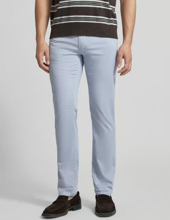 BRAX slim fit broek met ultralight afwerking model 'Chuck' - Foto 3