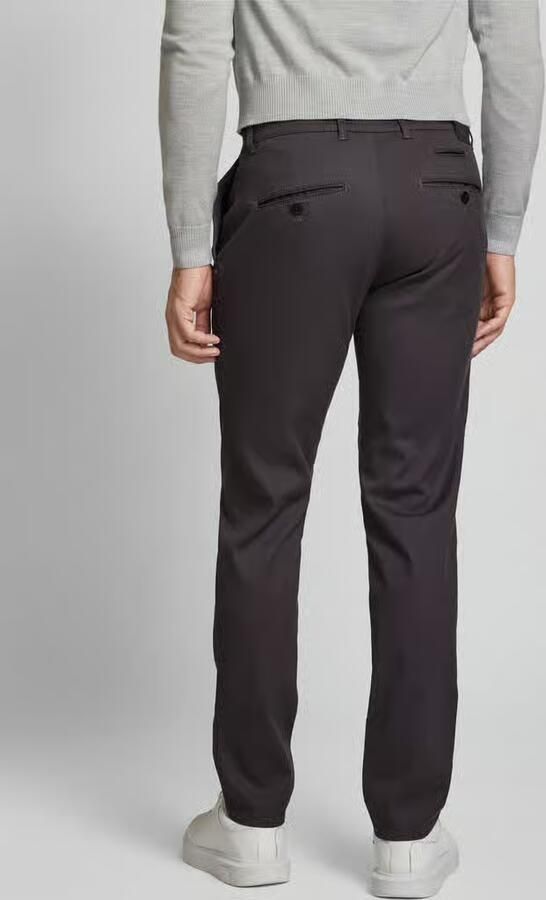 BRAX Slim fit chino met Franse steekzakken model 'Fabio'