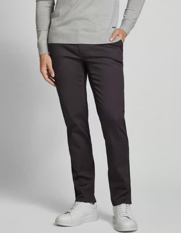 BRAX Slim fit chino met Franse steekzakken model 'Fabio' - Foto 2