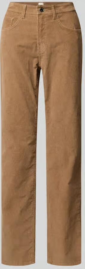 BRAX Slim fit corduroy broek in 5-pocketmodel model 'Carola' - Foto 2