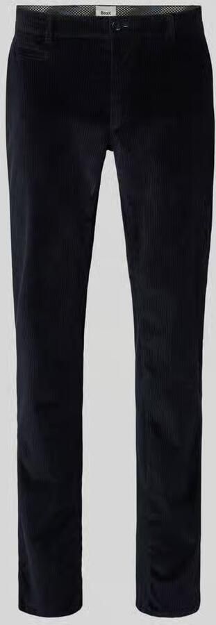 BRAX Slim fit corduroy broek met achterzakken model 'Fabio'