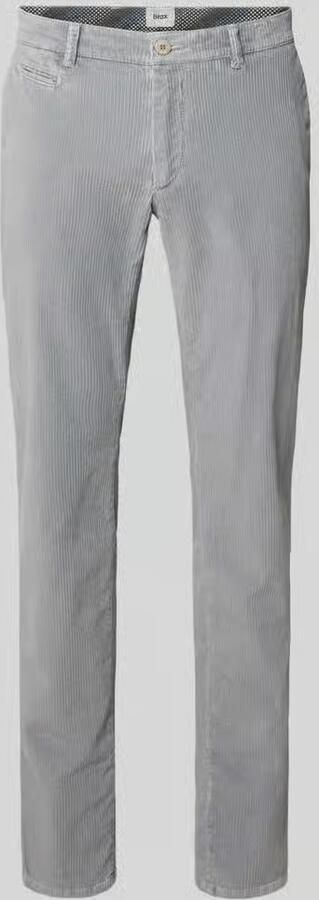 BRAX Slim fit corduroy broek met achterzakken model 'Fabio'