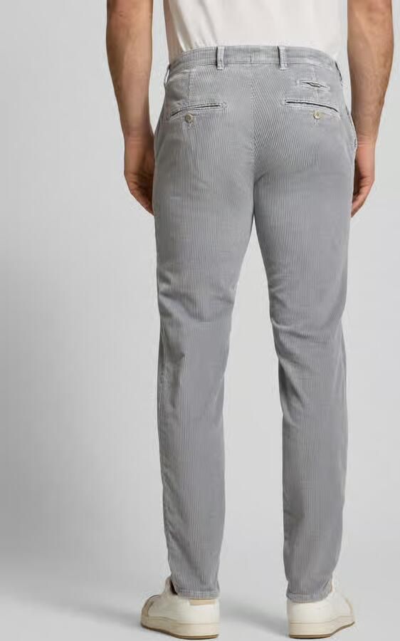 BRAX Slim fit corduroy broek met achterzakken model 'Fabio' - Foto 3