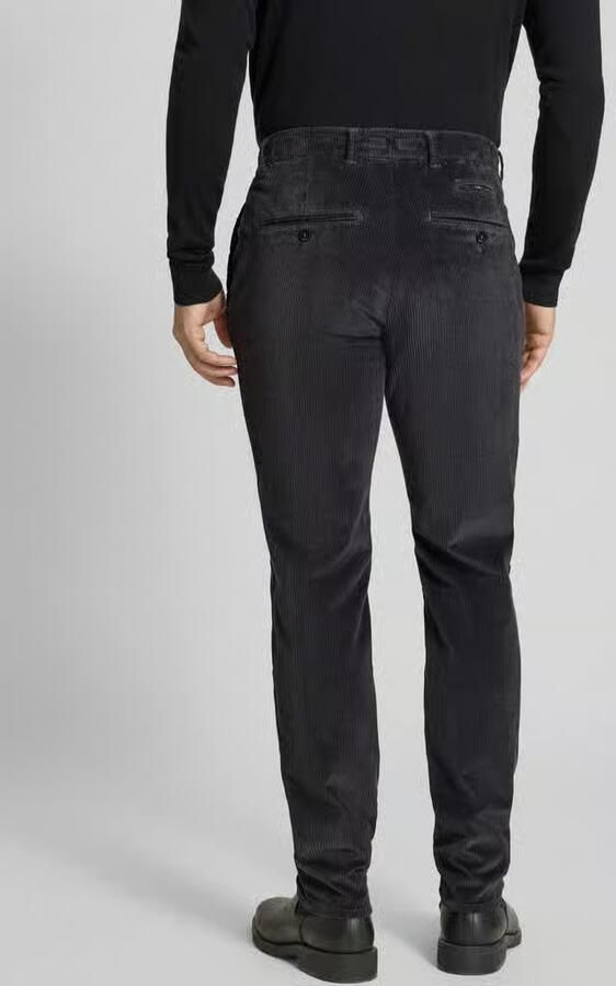 BRAX Slim fit corduroy broek met achterzakken model 'Fabio'