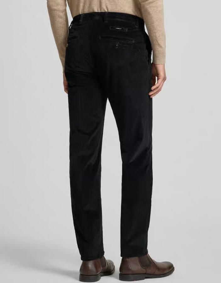 BRAX Slim fit corduroy broek met achterzakken model 'Fabio'