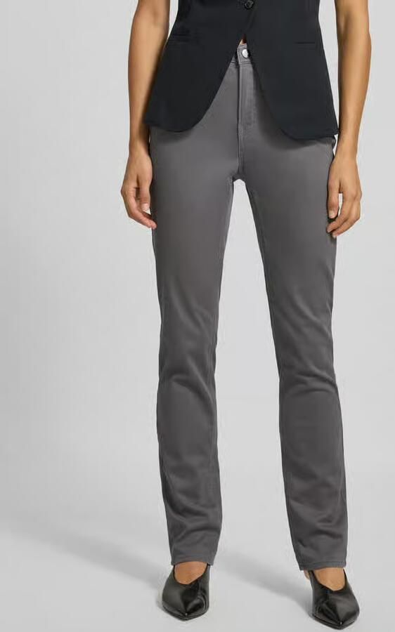 BRAX Regular fit recht broek van mix van katoen en lyocell met mix van modal katoen en elastaan model 'MARY' - Foto 4