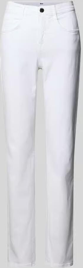 BRAX Slim fit jeans met knoopsluiting model 'Mary'