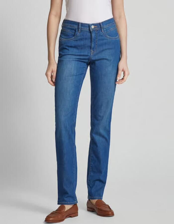 BRAX Slim fit jeans met riemlussen model 'STYLE.MARY' - Foto 3