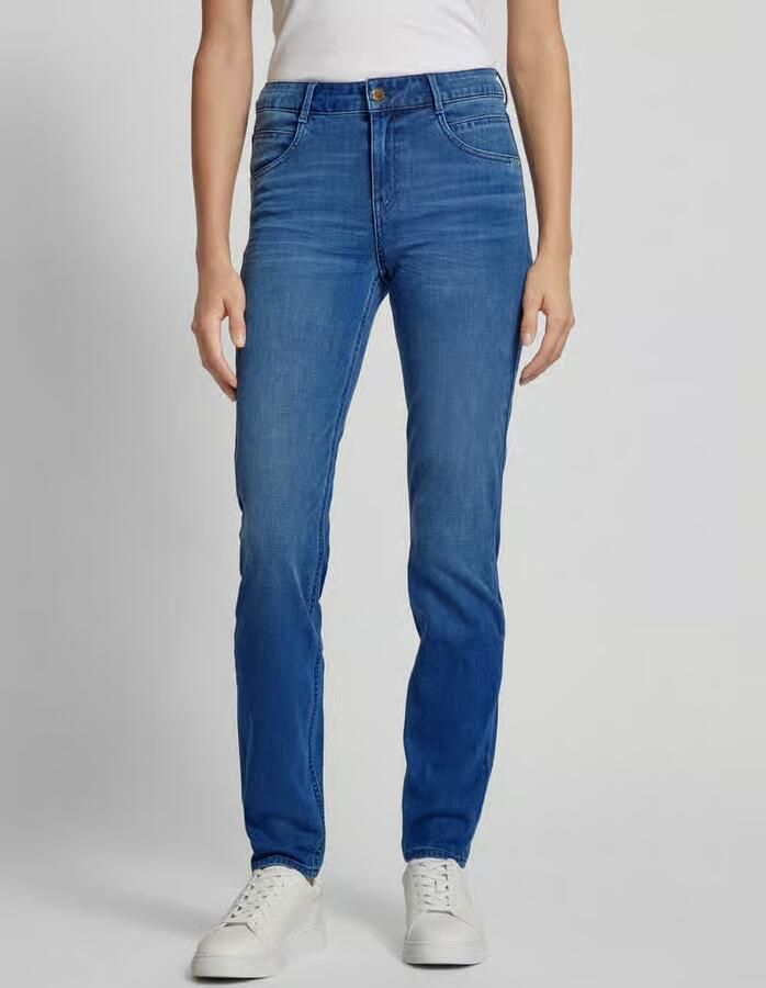 BRAX Slim fit jeans met steekzakken model 'Shakira' - Foto 2