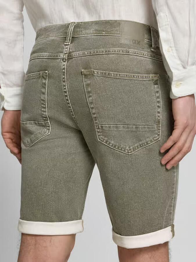 BRAX slim fit korte jeans van katoenmix model 'CHRIS'