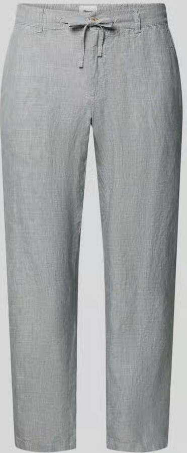 BRAX slim fit linnen broek van puur linnen model 'Fabio' - Foto 2