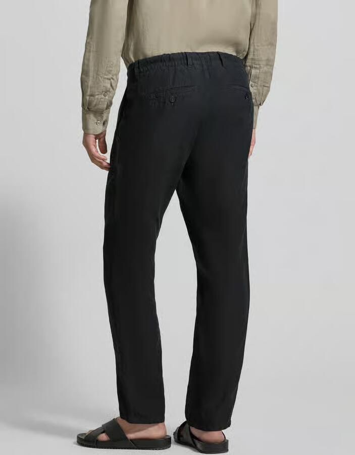 BRAX slim fit linnen broek van puur linnen model 'Fabio' - Foto 2