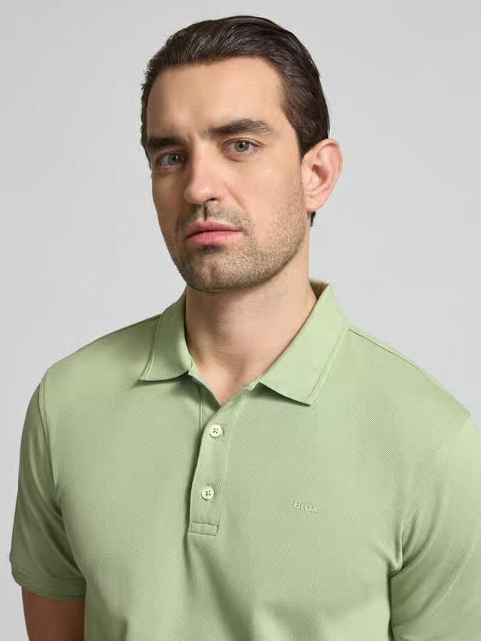 BRAX Slim fit poloshirt van katoenmix model 'Pete' - Foto 2
