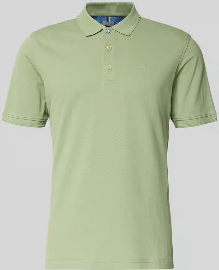 BRAX Slim fit poloshirt van katoenmix model 'Pete'