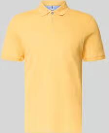 BRAX Slim fit Poloshirt van Katoenmix Model 'Pete'