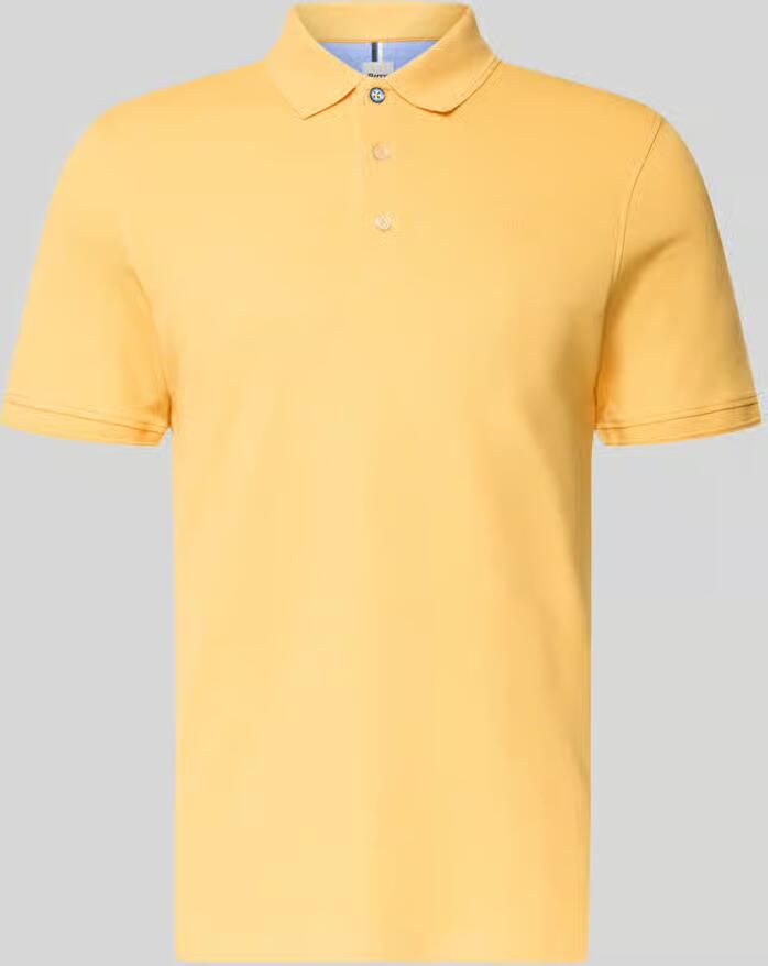 BRAX Slim fit poloshirt van katoenmix model 'Pete'