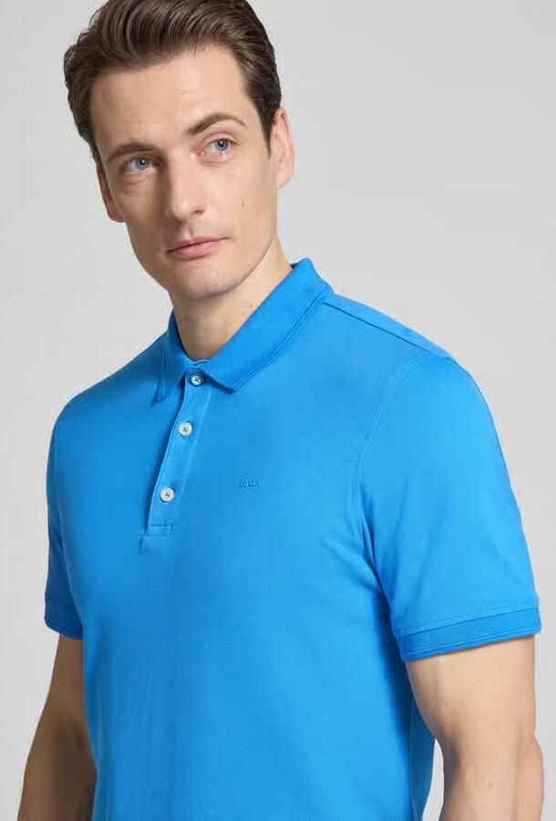 BRAX Slim fit poloshirt van katoenmix model 'Pete' - Foto 2