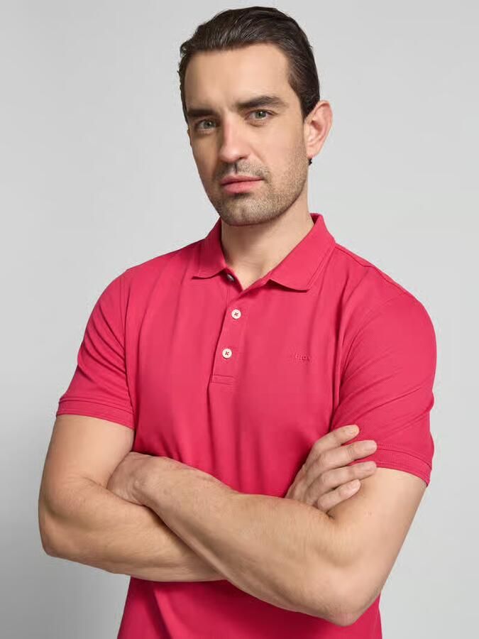 BRAX Slim fit poloshirt van katoenmix model 'Pete' - Foto 2