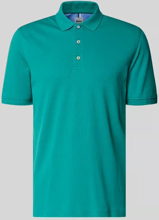 BRAX Slim fit Poloshirt van Katoenmix Model 'Pete' - Foto 2
