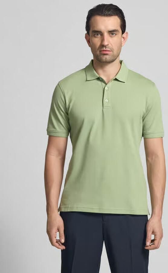 BRAX Slim fit Poloshirt van Katoenmix Model 'Pete' - Foto 4
