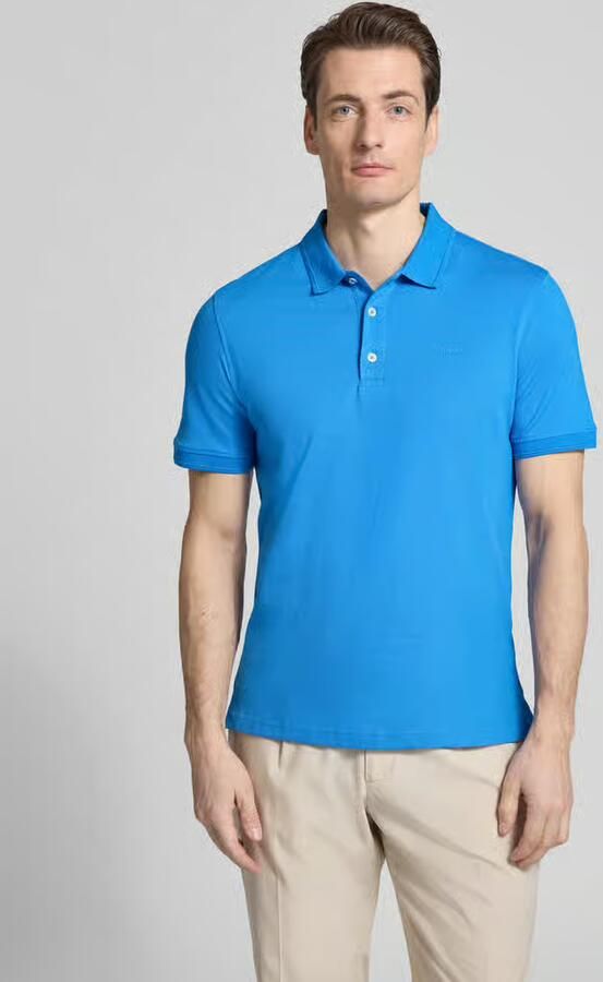 BRAX Slim fit Poloshirt van Katoenmix Model 'Pete' - Foto 4