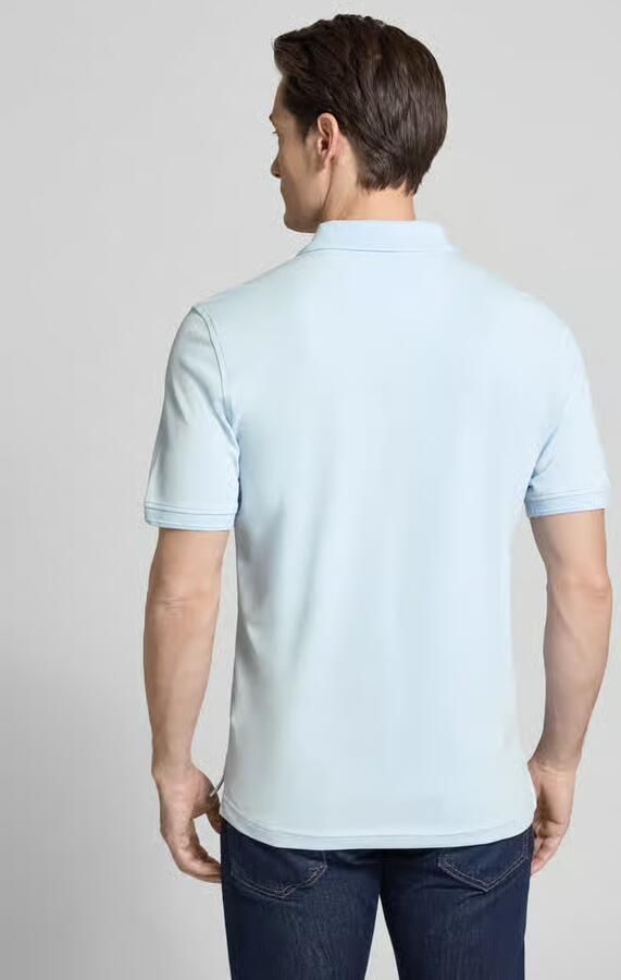 BRAX Regular fit poloshirt met labelprint model 'Pete' - Foto 3