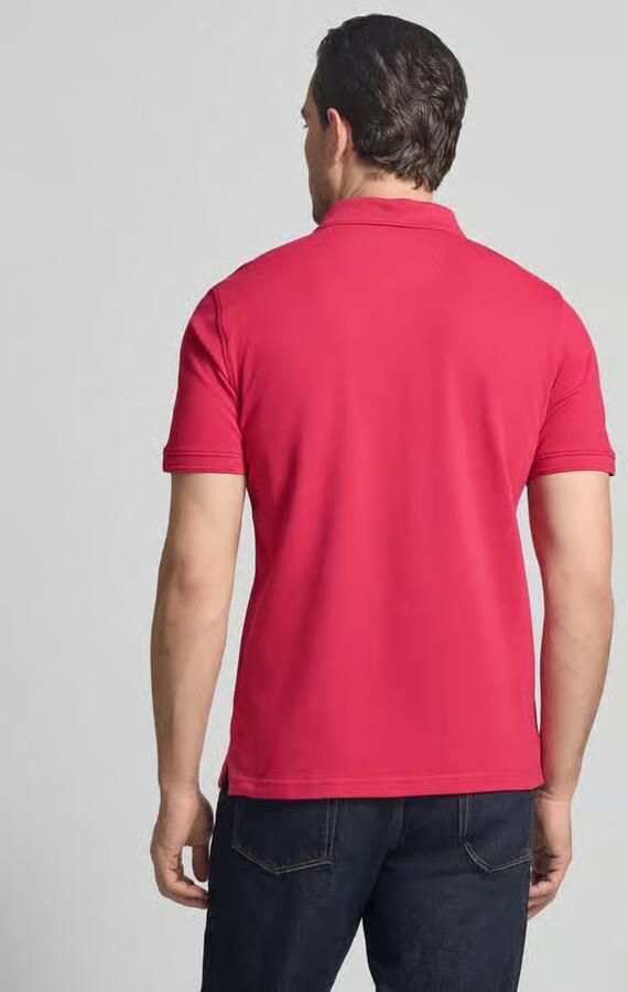 BRAX Slim fit Poloshirt van Katoenmix Model 'Pete'