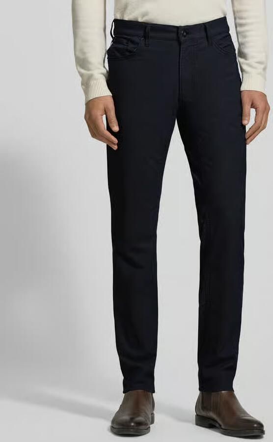 BRAX Slim fit stoffen broek in 5-pocketmodel model 'Chuck' - Foto 3