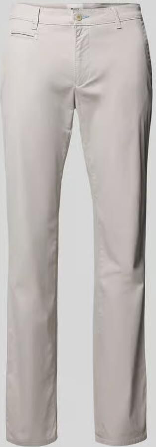 BRAX Slim fit stoffen broek met achterzakken Model 'Fabio'