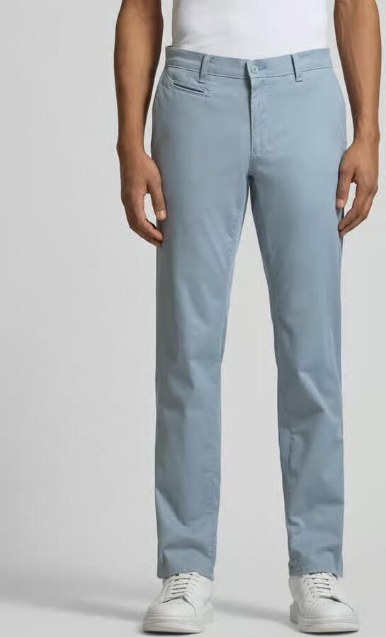 BRAX Slim fit stoffen broek met achterzakken Model 'Fabio' - Foto 3