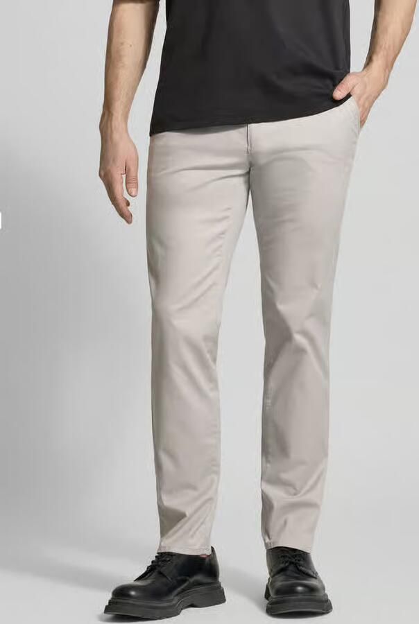 BRAX Slim fit stoffen broek met achterzakken Model 'Fabio' - Foto 3