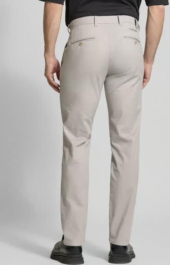 BRAX Slim fit stoffen broek met achterzakken Model 'Fabio'