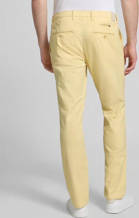 BRAX Slim fit stoffen broek met achterzakken Model 'Fabio'
