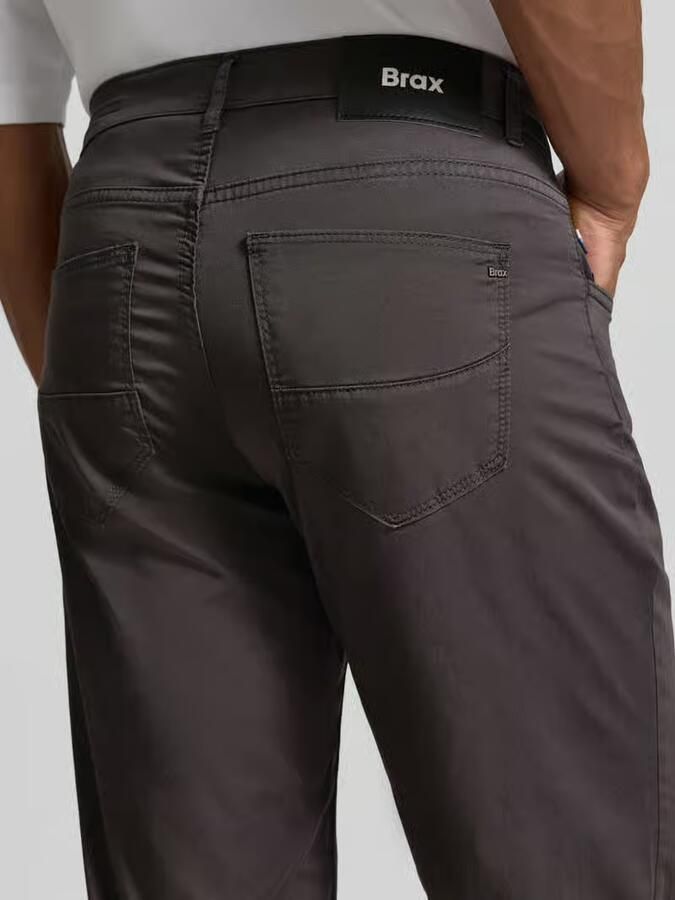 BRAX Slim fit stoffen broek met lyocell Model 'Cadiz' - Foto 2