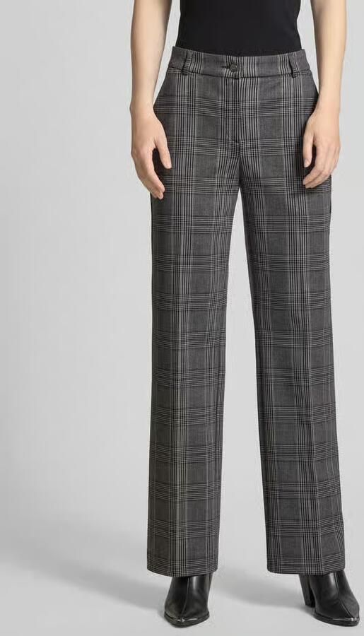 BRAX Slim fit stoffen broek met viscose model 'Maine' - Foto 2
