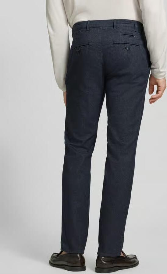 BRAX Slim fit broek met achterzakken model 'Fabio' - Foto 3