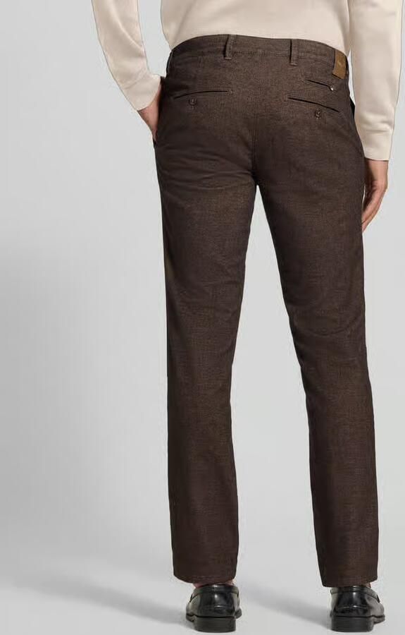 BRAX Slim fit broek met achterzakken model 'Fabio' - Foto 3