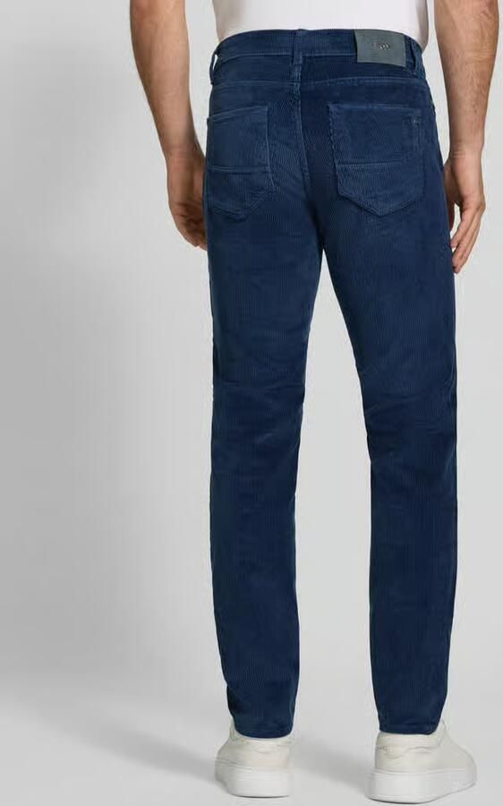 BRAX straight fit corduroy broek van katoenmix model 'Mythos Flex Cord'