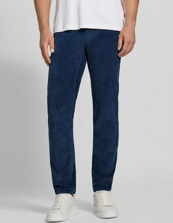 BRAX straight fit corduroy broek van katoenmix model 'Mythos Flex Cord' - Foto 2