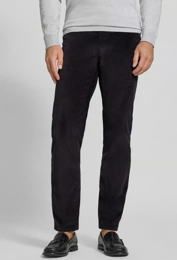 BRAX straight fit corduroy broek van katoenmix model 'Mythos Flex Cord' - Foto 2