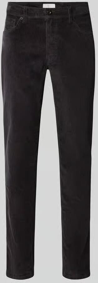BRAX straight fit corduroy broek van katoenmix model 'Mythos Flex Cord' - Foto 3